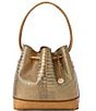 BRAHMIN Tiete Collection Trina Bucket Bag, Color:Turquoise - Image 1
