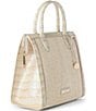 BRAHMIN Tiramisu Manava Caroline Satchel, Color:Tiramisu - Image 4