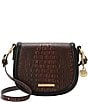 BRAHMIN Tuscan Collection Black Briar Crossbody Bag, Color:Black - Image 1