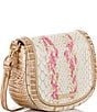 Color:Apricot Rose - Image 4 - Valentia Collection Apricot Rose Briar Crossbody Bag
