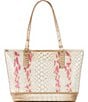 Color:Apricot Rose - Image 2 - Valentia Collection Apricot Rose Medium Asher Tote Bag