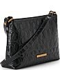 BRAHMIN Vanderbilt Collection Black Lorelei Shoulder Bag, Color:Black - Image 4