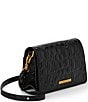 BRAHMIN Vanderbilt Collection Black Minuette Crossbody Bag, Color:Black - Image 4