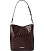 BRAHMIN Vanderbilt Collection Ganache Celina Bucket Bag, Color:Ganache - Image 1