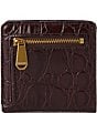 BRAHMIN Vanderbilt Collection Ganache Jane Mini Bifold Snap Wallet, Color:Ganache - Image 2