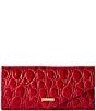 BRAHMIN Sriracha Vanderbilt Collection Veronica Trifold Wallet, Color:Sriracha - Image 1