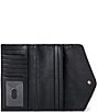 BRAHMIN Veronica Black Castle View Envelope Wallet, Color:Black - Image 3