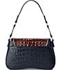 BRAHMIN Vesper Collection Navy Nerida Shoulder Bag, Color:Navy - Image 2