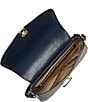 BRAHMIN Vesper Collection Navy Nerida Shoulder Bag, Color:Navy - Image 3