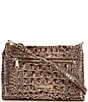 BRAHMIN Melbourne Collection Vida Crossbody Bag, Color:Smokey Taupe - Image 1