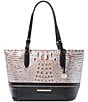 BRAHMIN Whittier Collection Asher Silk Mist Medium Tote Bag - Image 1