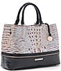 BRAHMIN Whittier Collection Denise Silk Mist Small Satchel Bag - Image 4
