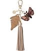BRAHMIN Woodland Collection Multi Fern & Butterfly Bag Charm - Image 1