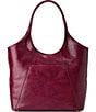 BRAHMIN Zostera Collection Iona Tote Bag, Color:Cherry Lacquer - Image 2