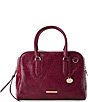 BRAHMIN Zostera Collection Marissa Satchel Bag, Color:Cherry Lacquer - Image 1