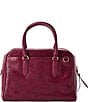 BRAHMIN Zostera Collection Marissa Satchel Bag, Color:Cherry Lacquer - Image 2