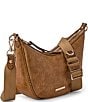 BRAHMIN Zostera Collection Percy Crescent Crossbody Bag, Color:Cashew - Image 4