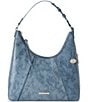 BRAHMIN Zostera Collection Tabitha Shoulder Bag, Color:Bellbottom Blue - Image 1