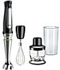 Color:Black - Image 1 - MultiQuick 7 Immersion Hand Blender (1.5-Cup Food Processor, Whisk, Beaker)