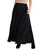 Brave + True Alias Pleated Maxi Skirt, Color:Black - Image 1