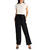 Brave + True Astrid Drawstring Wide Leg Pants, Color:Black - Image 3