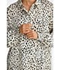 Brave + True Audrey Button Front Long Sleeve Printed Collared Shirt, Color:Ocelot - Image 4