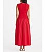 Brave + True Daphne Jersey Rib Sleeveless Crew Neck Maxi Dress, Color:Chili - Image 2