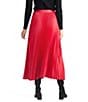 Brave + True Identity Pleated Maxi Skirt, Color:Red - Image 2