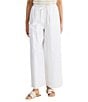 Brave + True Lana Linen Wide Leg Pants, Color:White - Image 1