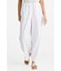 Brave + True Lana Linen Wide Leg Pants, Color:White - Image 3