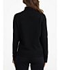 Brave + True Long Sleeve Turtleneck Pilot Sweater, Color:Black - Image 2
