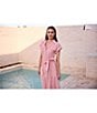 Brave + True Portia Short Sleeve Striped Collared Button Front Midi Shirt Dress, Color:White/Red Stripe - Image 6