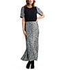 Brave + True Ritz Sequin Pencil Maxi Skirt, Color:Silver Sequin - Image 3