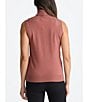 Brave + True Sleeveless Pullover Knit Turtleneck Top, Color:Pecan - Image 2