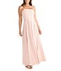 Brave + True Thandie Sleeveless Strapless Striped Maxi Dress, Color:Ecru/Pink - Image 1