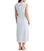 Brave + True Turning Point Sleeveless Linen Crew Neckline Tie Front Midi Dress, Color:Sky - Image 2