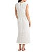 Brave + True Turning Point Sleeveless Linen Crew Neckline Tie Front Midi Dress, Color:White - Image 2