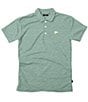 Breezy Golf Magnolias Short Sleeve Polo Shirt, Color:Green - Image 1