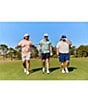 Breezy Golf Magnolias Short Sleeve Polo Shirt, Color:Green - Image 4