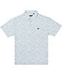 Breezy State Fair Printed Performance Short Sleeve Polo Shirt - Image 1
