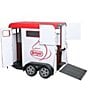 Color:White/Red - Image 1 - 2 Horse Trailer