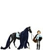 Breyer Thoroughbred Horse & English Rider - Jet & Charlotte - Image 1