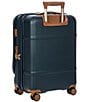 Bric's Bellagio 3.0 21#double; Carry On Spinner Trunk with Pocket, Color:Blue - Image 2