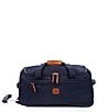 Color:Navy - Image 1 - X-Bag 21#double; Carry-On Rolling Duffle Bag
