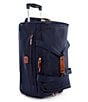 Bric's X-Bag 21#double; Carry-On Rolling Duffle Bag, Color:Navy - Image 3