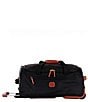 Color:Black - Image 1 - X-Bag 21#double; Carry-On Rolling Duffle Bag