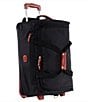 Color:Black - Image 3 - X-Bag 21#double; Carry-On Rolling Duffle Bag
