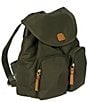 Bric's X-Bag Small City Piccolo Backpack, Color:Olive - Image 2