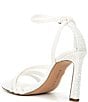Color:White - Image 3 - Bridal Collection Fitztwo Embellished Pearl Studded Strappy Dress Sandals