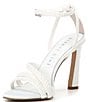 Color:White - Image 4 - Bridal Collection Fitztwo Embellished Pearl Studded Strappy Dress Sandals